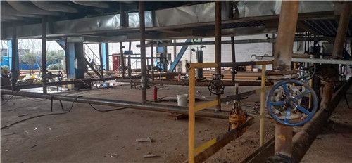 600T锅炉清洗现场 道q接